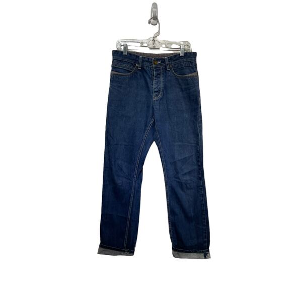 oliphil mens blue straight leg button fly jeans EU Size 40 Waist 30 In - Picture 1 of 7
